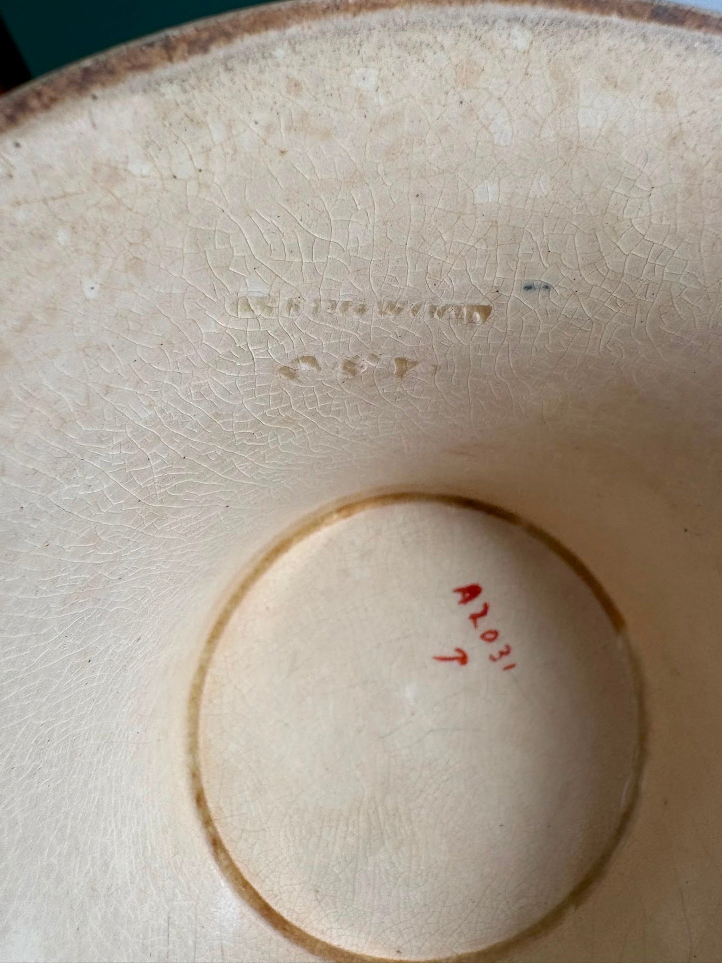 Antique Wedgwood A2031 Aesthetic Movement Footed Centerpiece Bowl, Circa 1880
