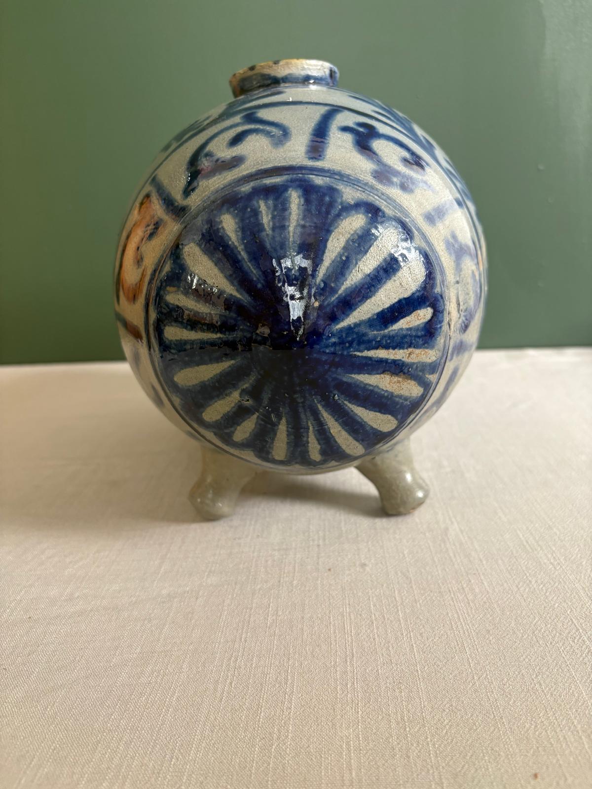 Antique French Alsatian Stoneware Vinegar Barrel