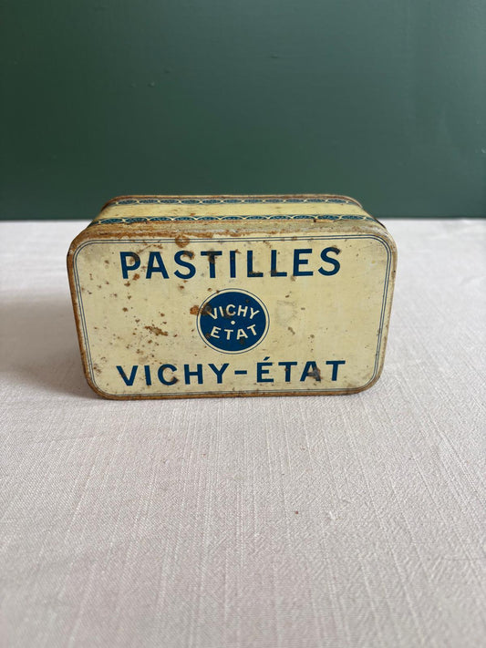 Vintage French Vichy-État Pastilles Tin - Collector & Curator
