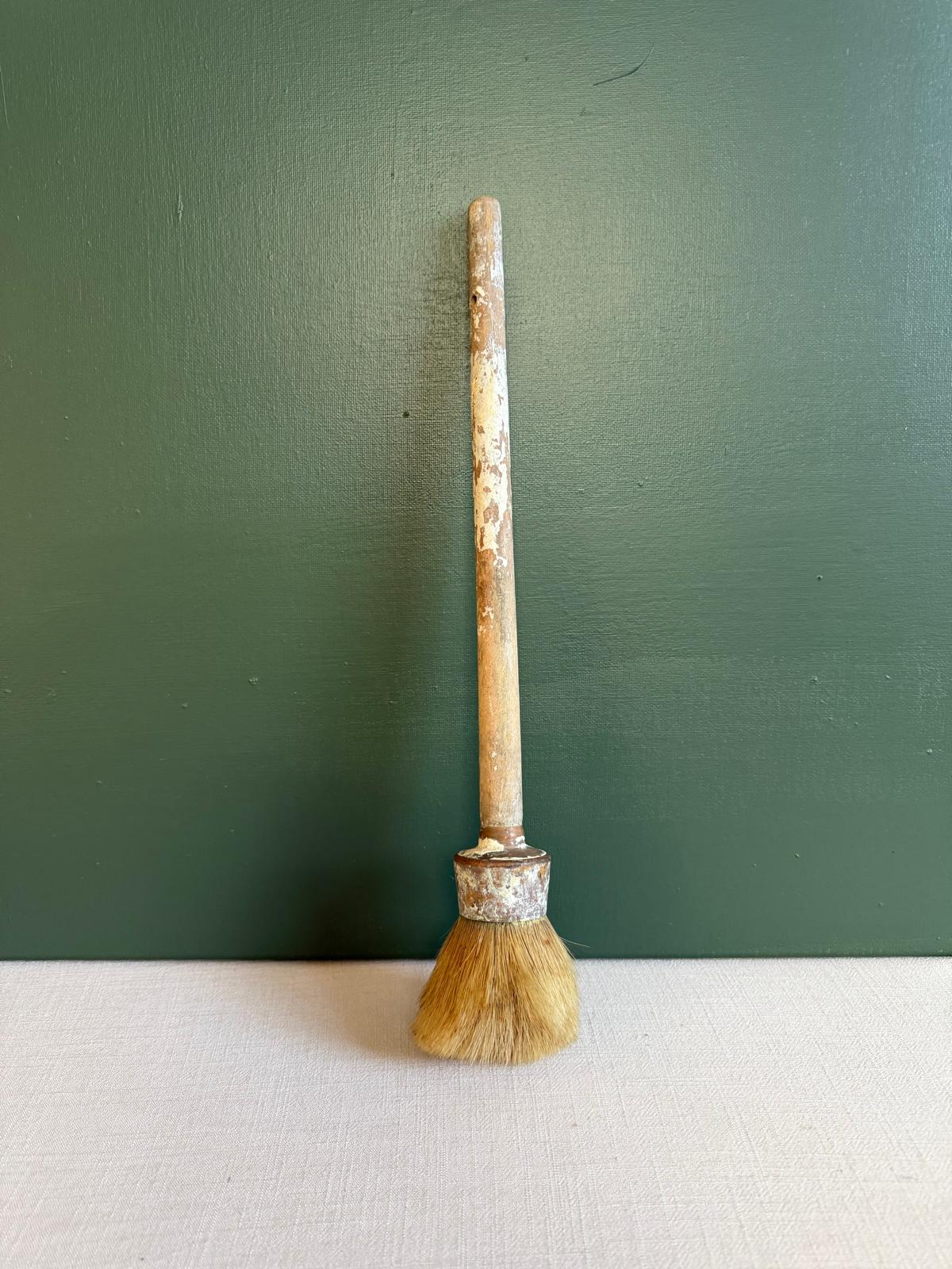 Two French Paint Brushes with Copper Ferrules
