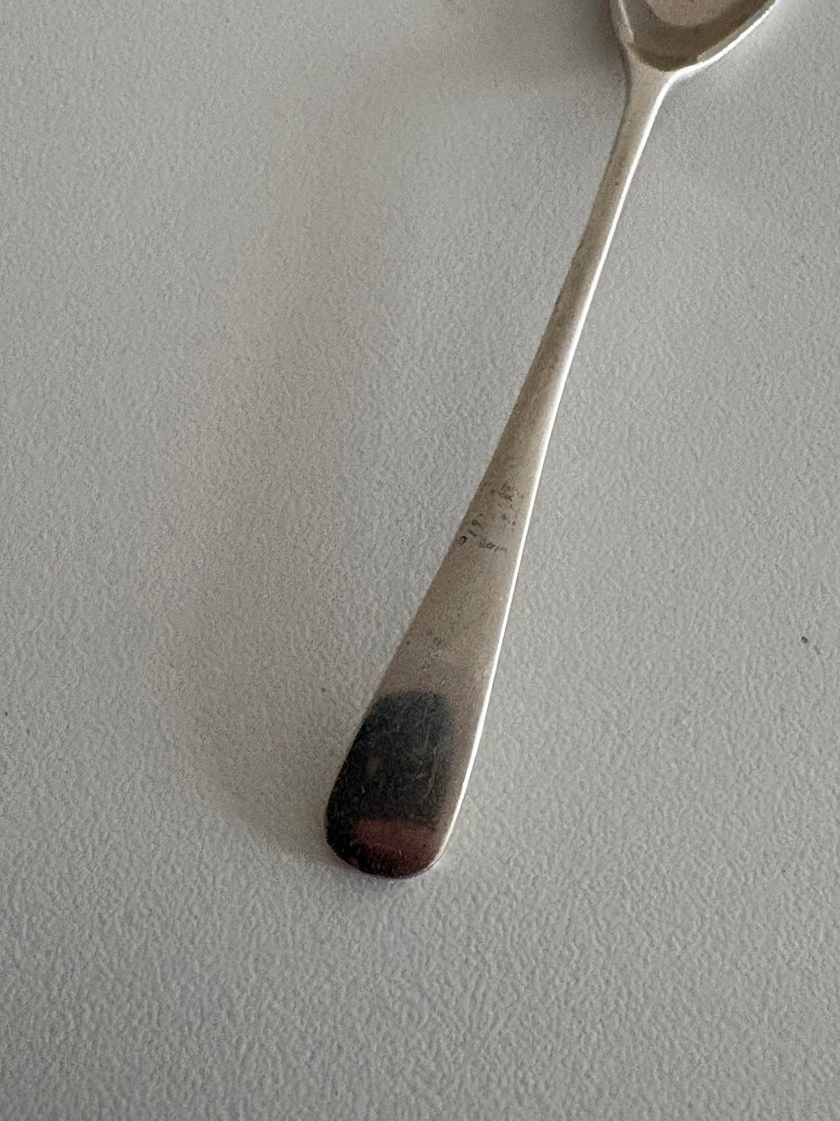 Antique James Dixon & Sons Silver Salt  Plated Spoon/Antique 1815 Georgian Sterling Silver Teaspoon William Bateman