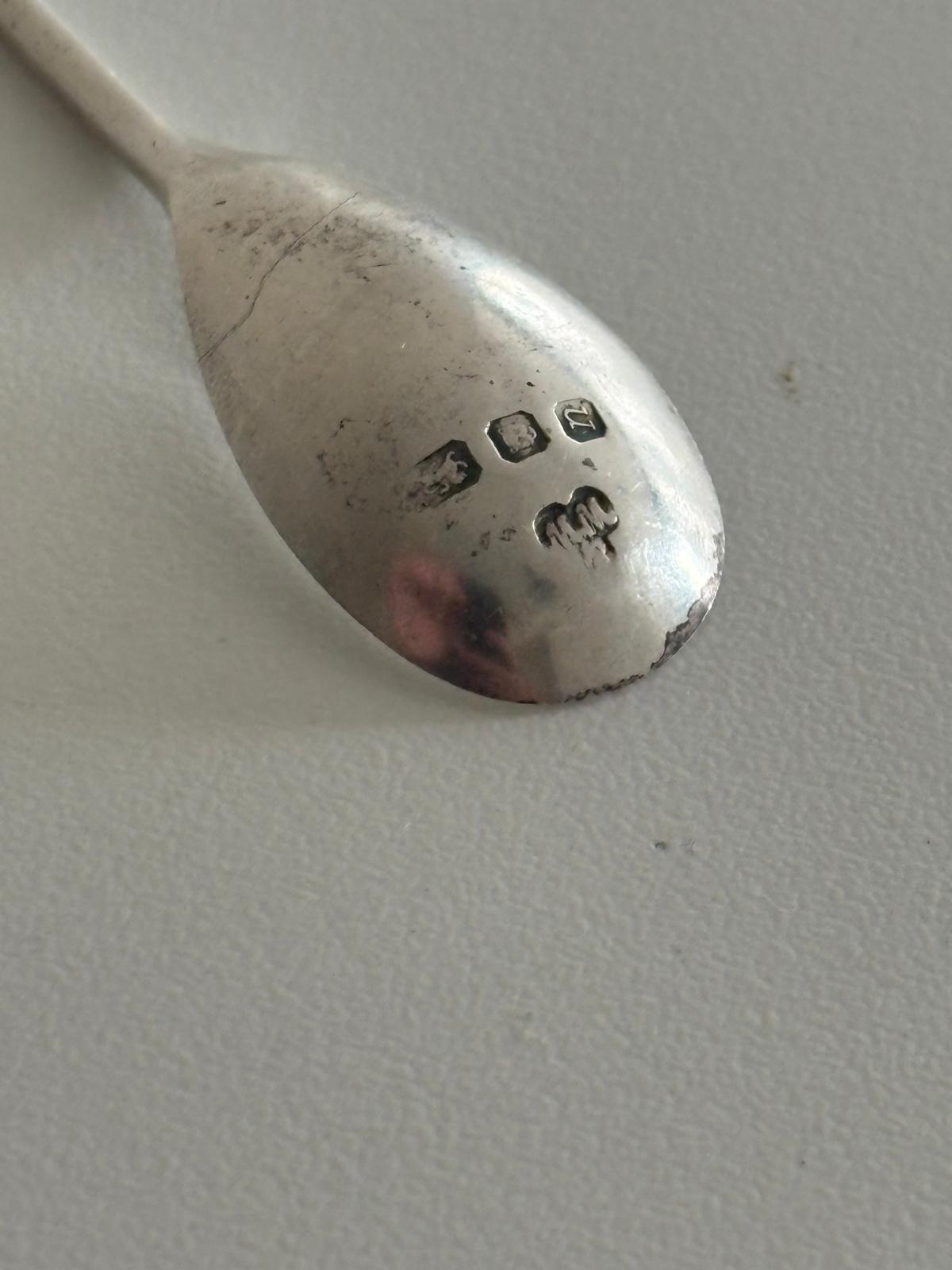 Antique James Dixon & Sons Silver Salt  Plated Spoon/Antique 1815 Georgian Sterling Silver Teaspoon William Bateman