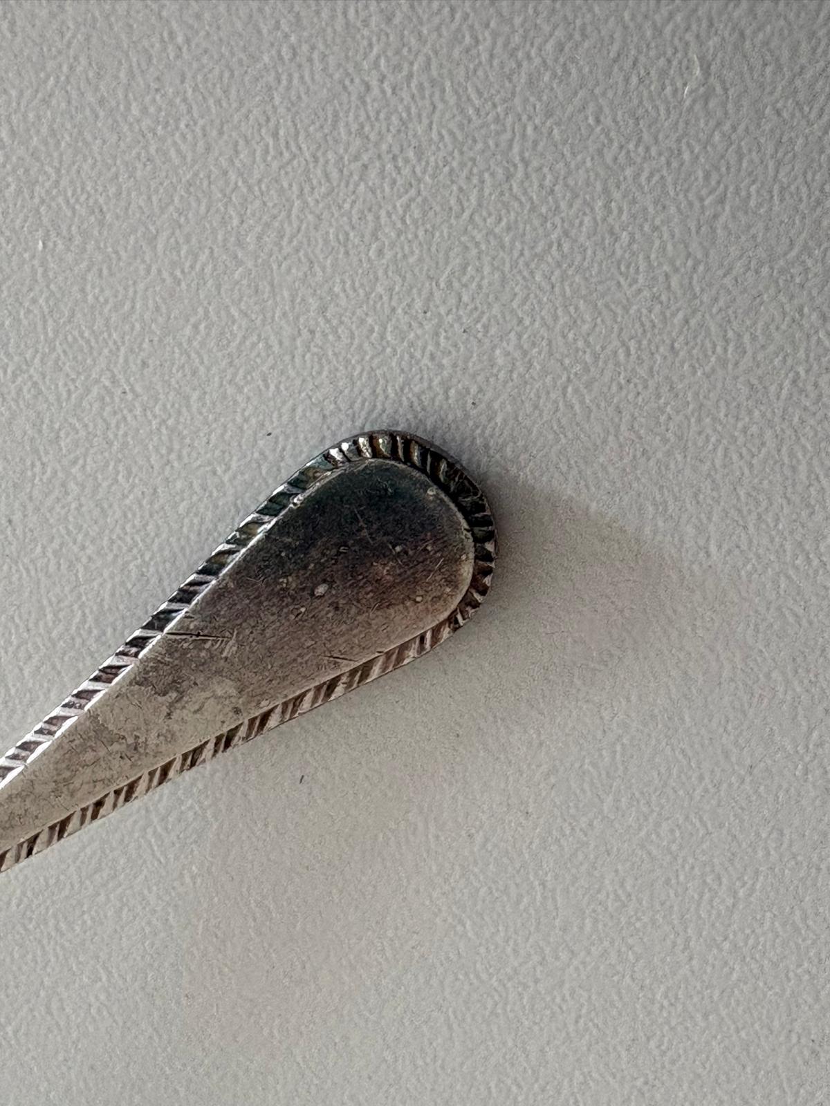 Antique James Dixon & Sons Silver Salt  Plated Spoon/Antique 1815 Georgian Sterling Silver Teaspoon William Bateman