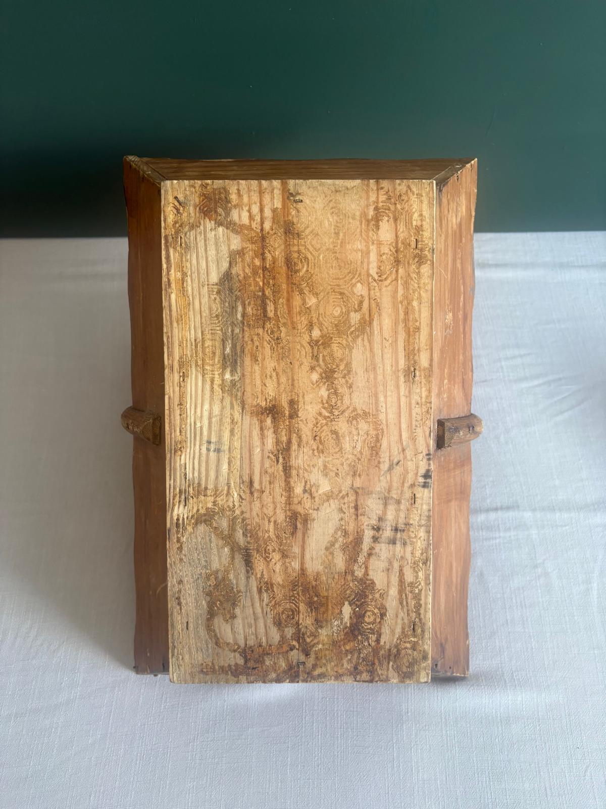 Scalloped French Wooden Basket