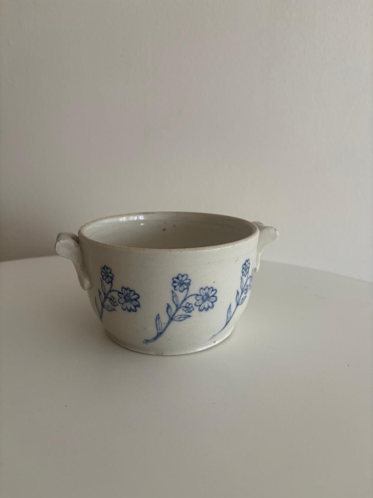 Vintage French Saint Uze  Stoneware Bowl