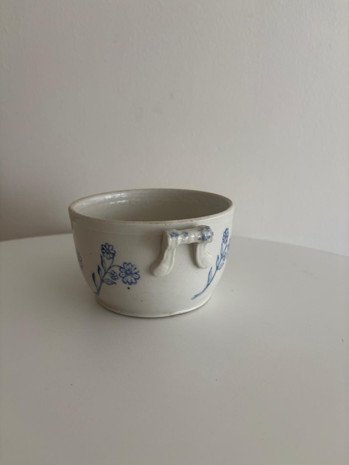 Vintage French Saint Uze  Stoneware Bowl