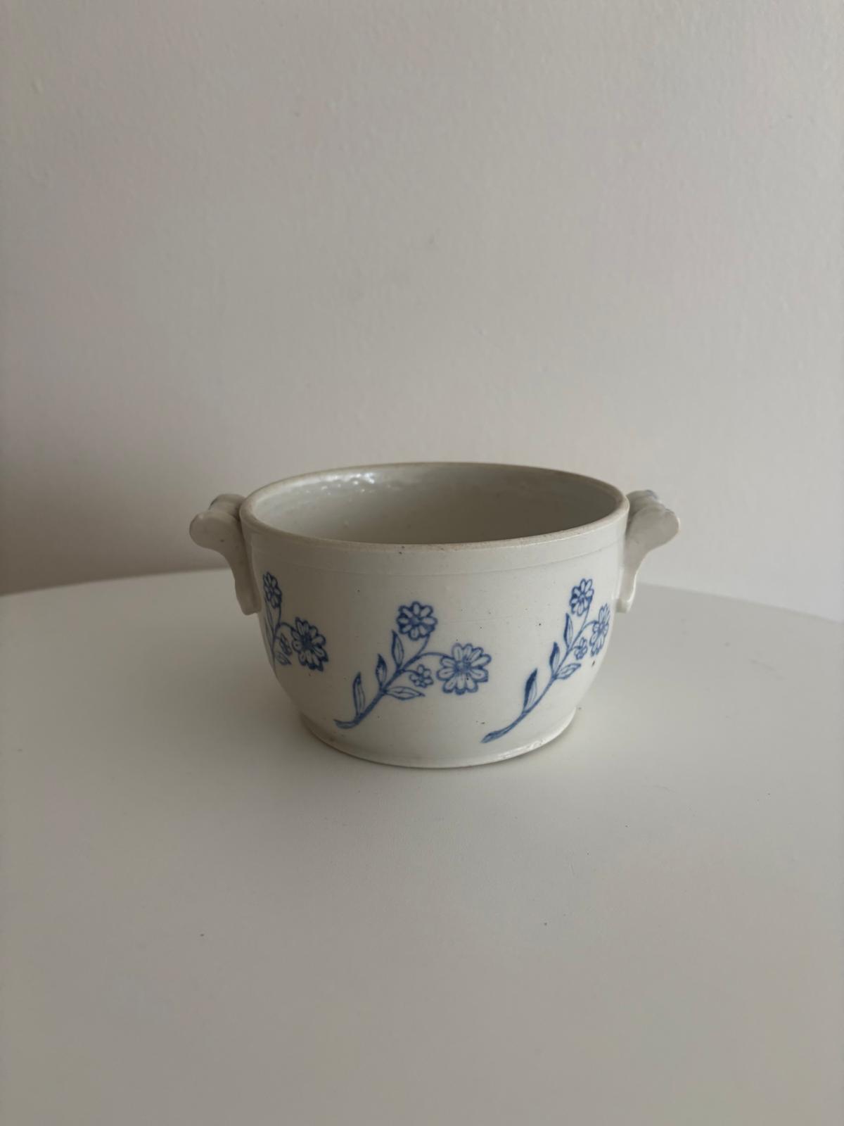Vintage French Saint Uze  Stoneware Bowl