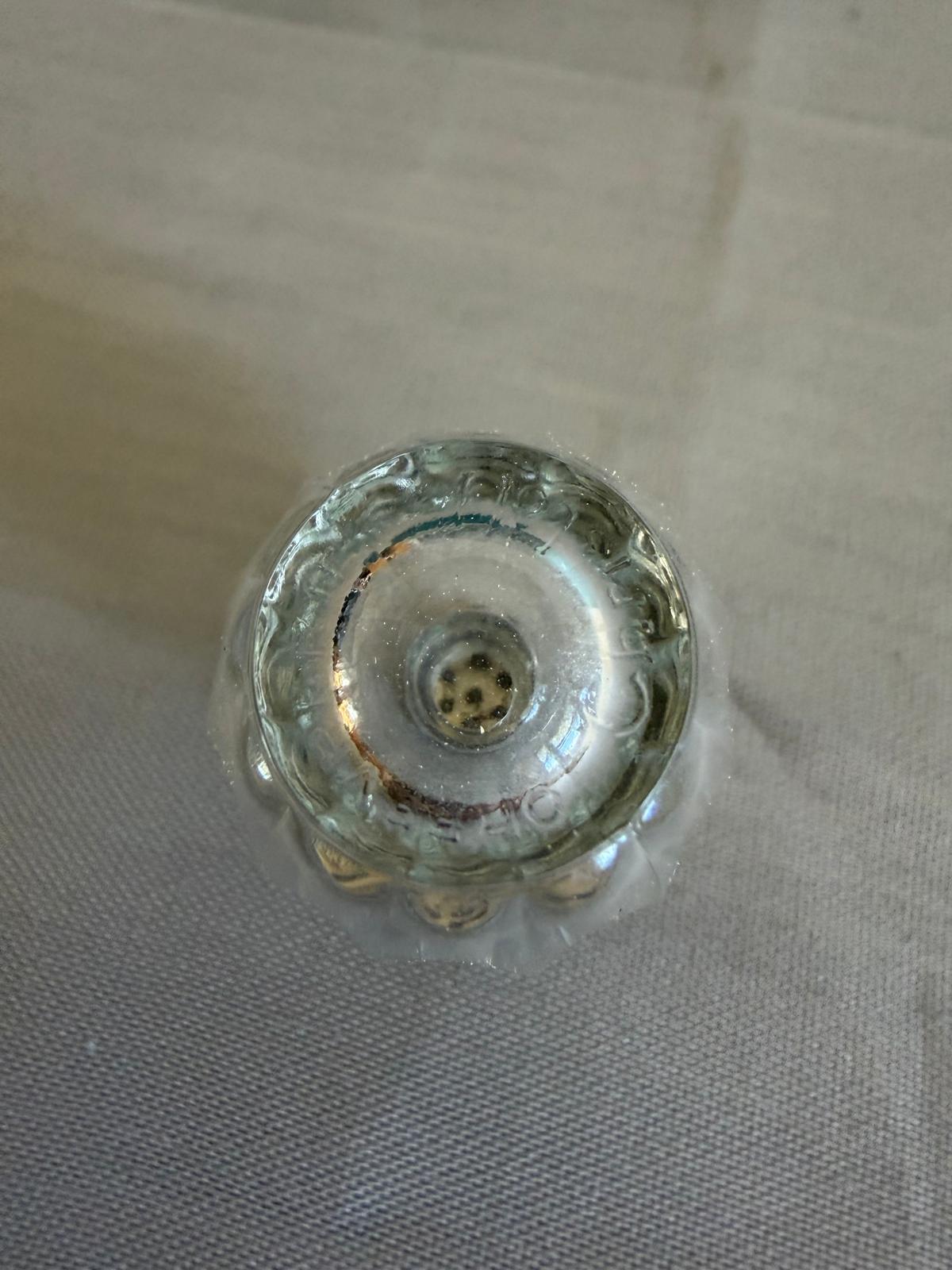 Vintage Cardeilhac Christofle French .950 Silver & Glass Salt Cellars