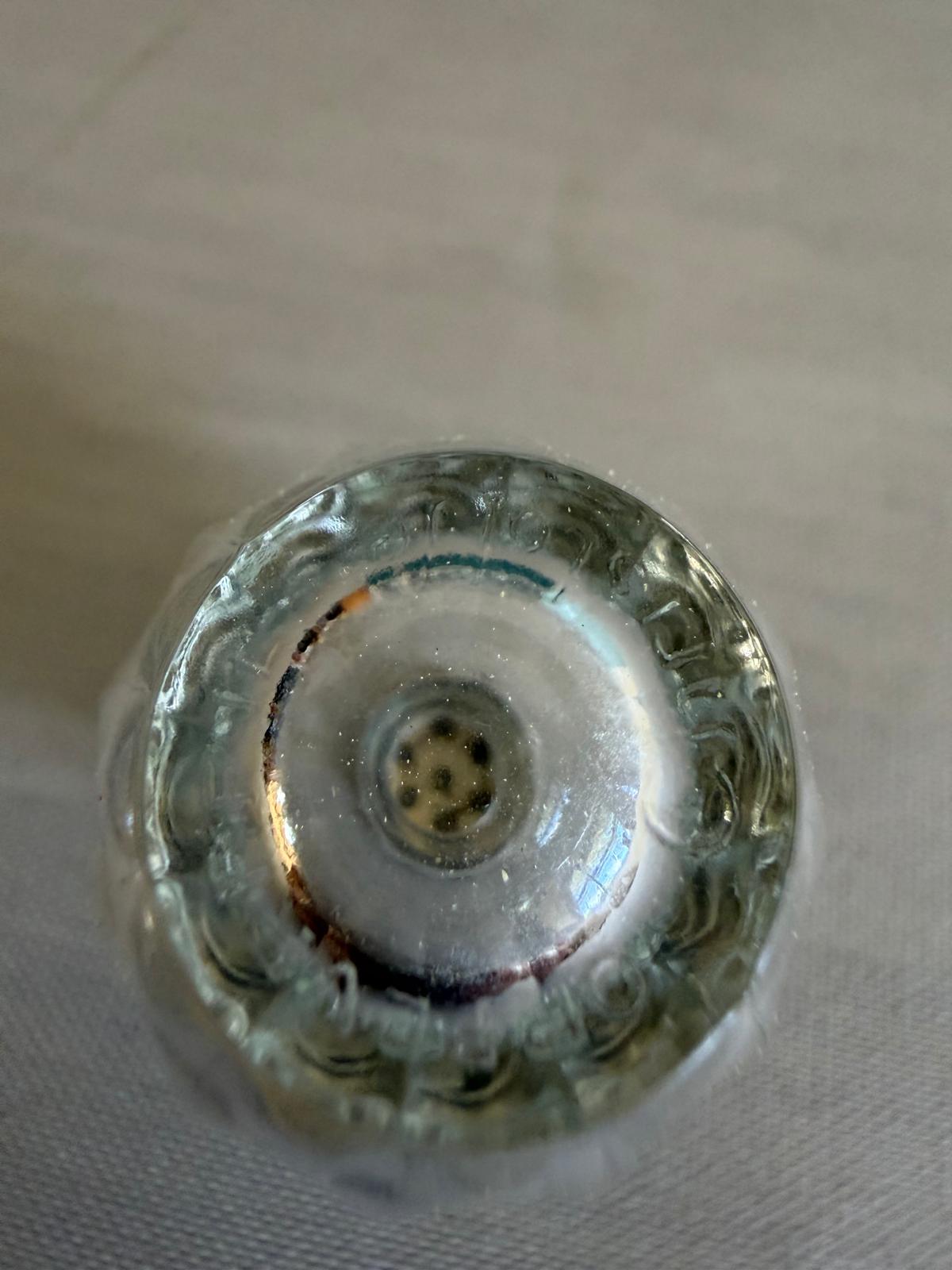 Vintage Cardeilhac Christofle French .950 Silver & Glass Salt Cellars