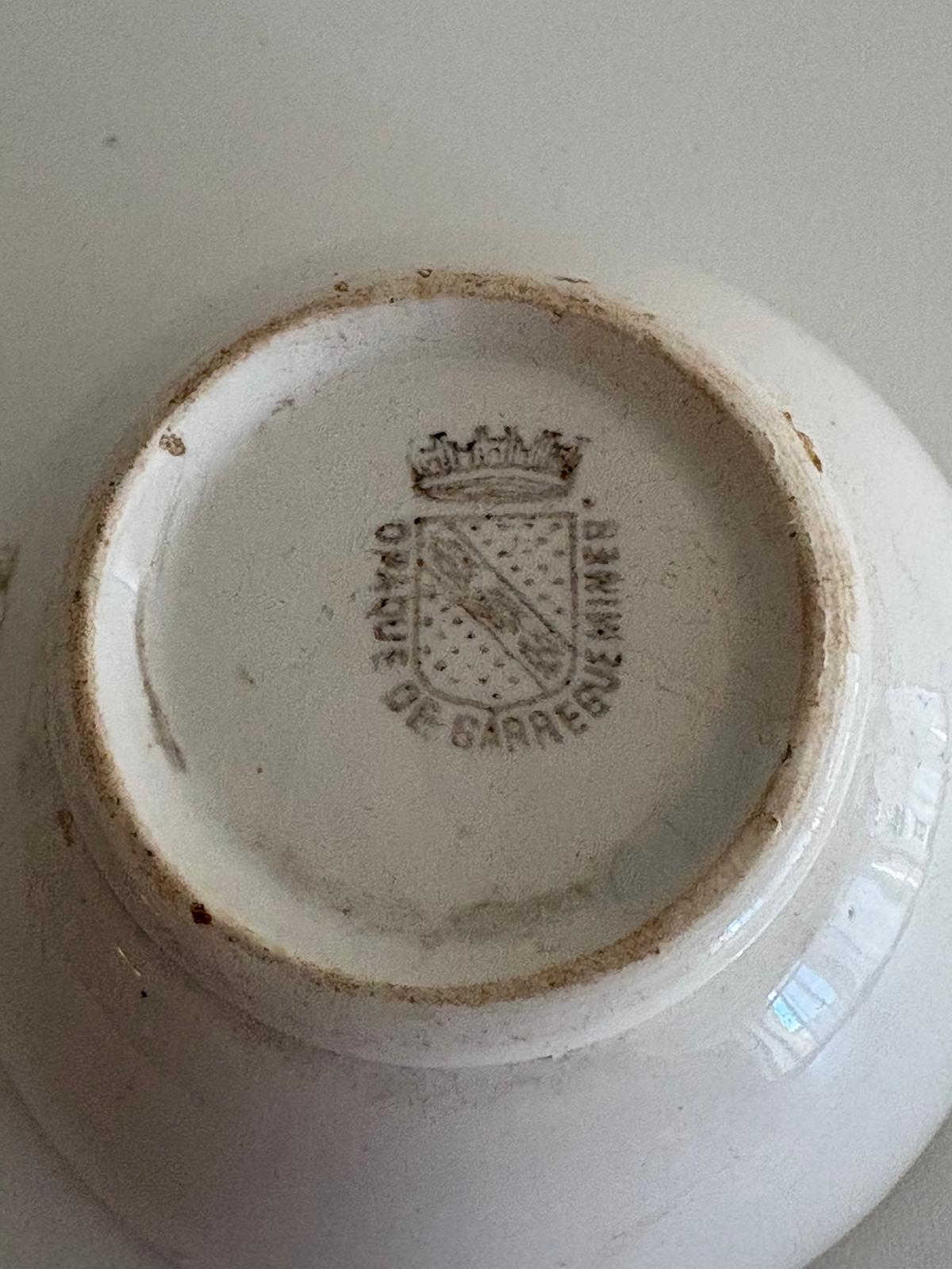 Antique Sarreguemines Faience Invalid Feeder - Collector & Curator