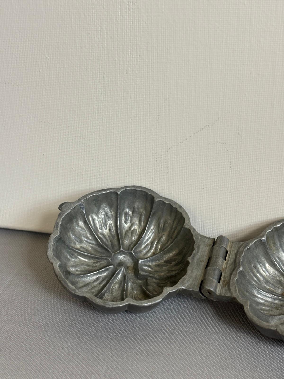 Antique Pewter Pumpkin Ice Cream Mold - Collector & Curator