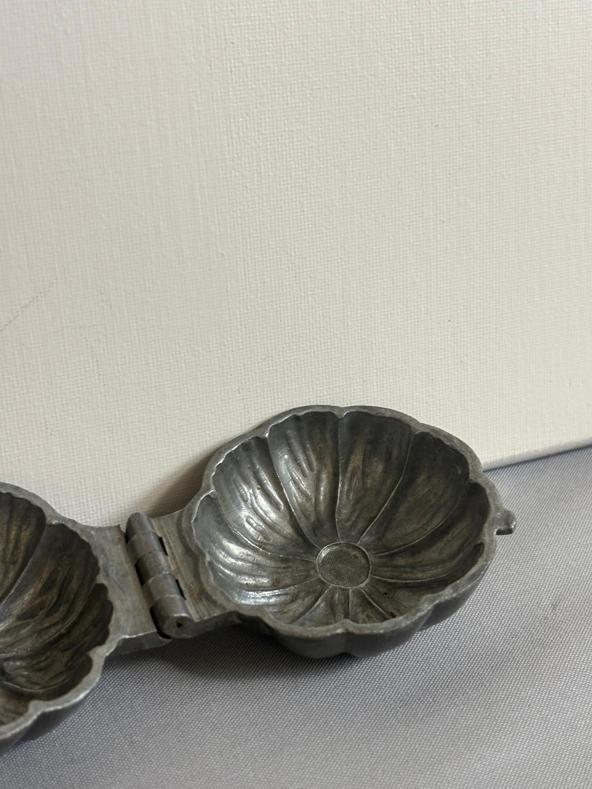 Antique Pewter Pumpkin Ice Cream Mold - Collector & Curator
