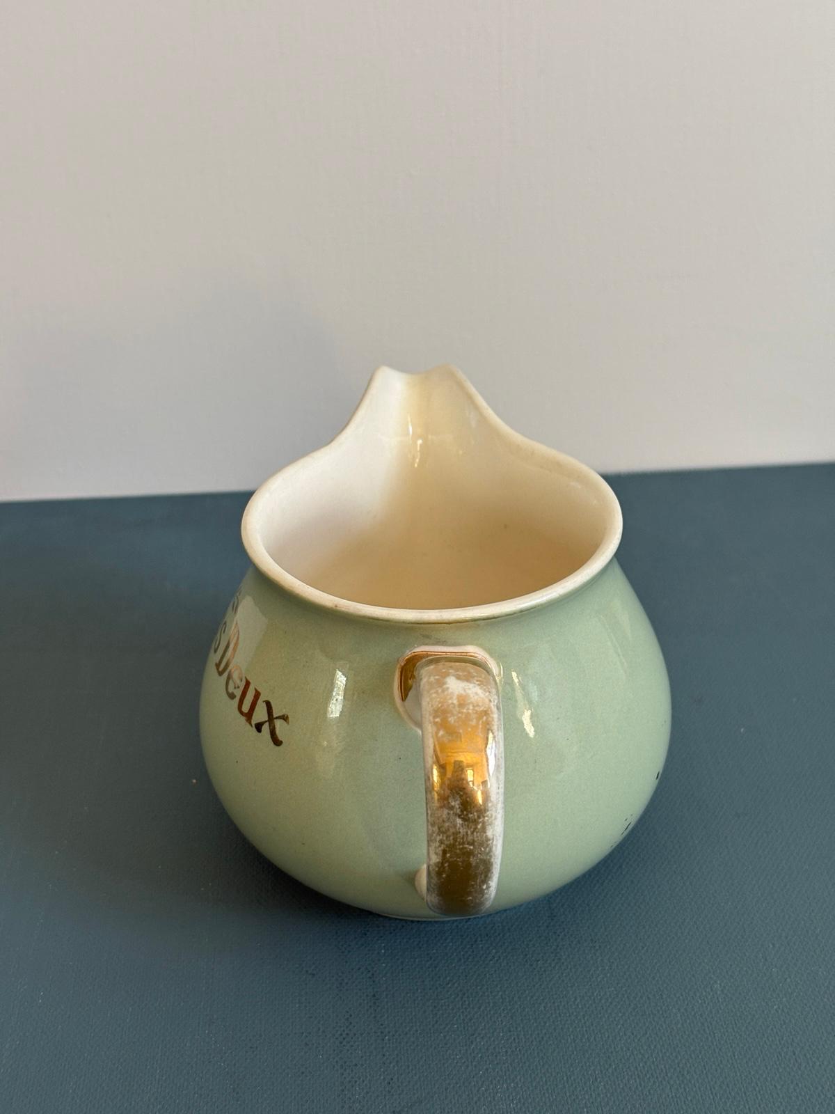 Vintage 1950s Villeroy & Boch  “Nous Deux” Milk Pitcher" - Collector & Curator