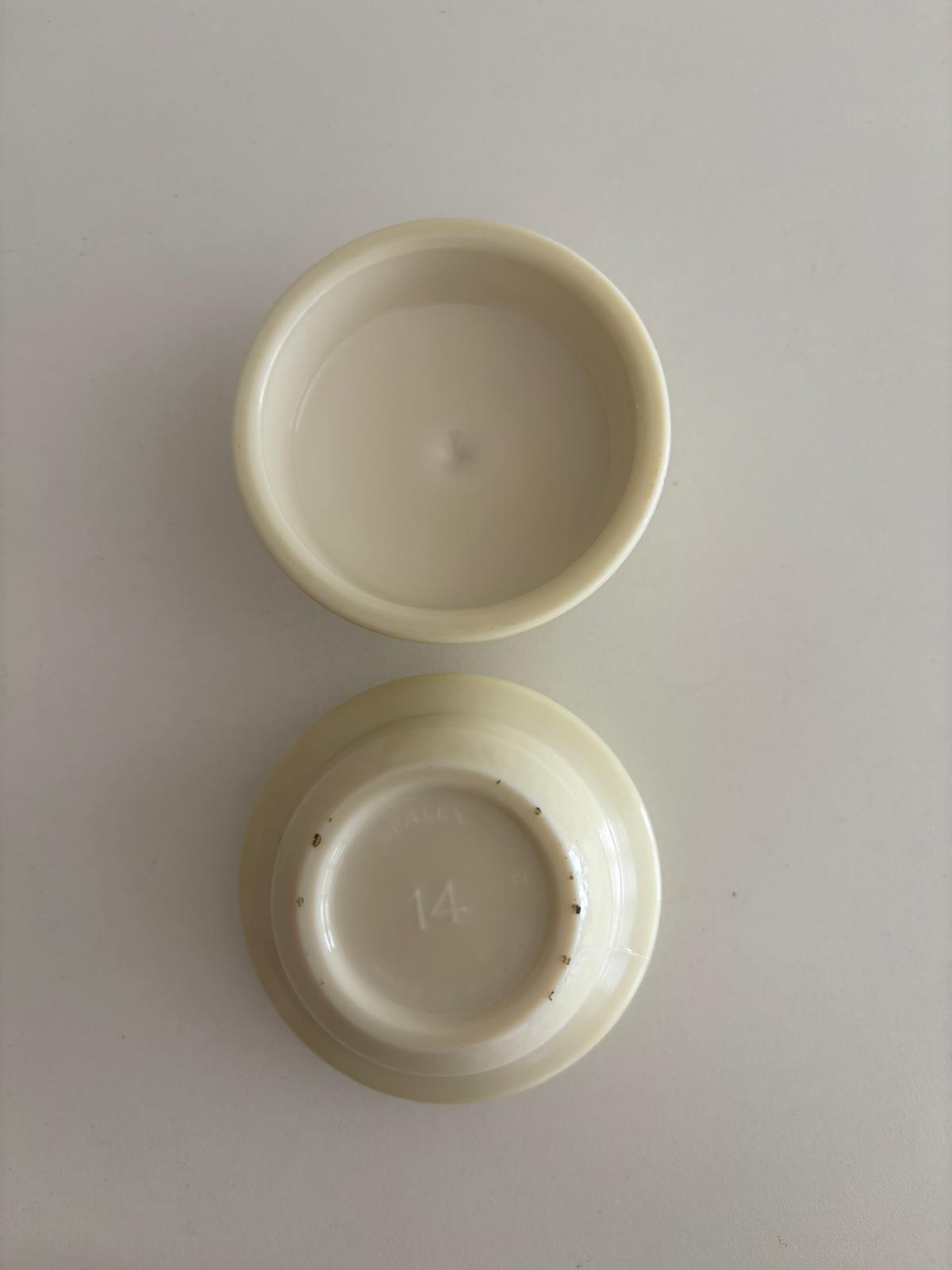 Antique Ceramic Drip(Staples), Cream Lidded Ramequin, Textured Brown Pottery Canister, Plant Stand - Collector & Curator