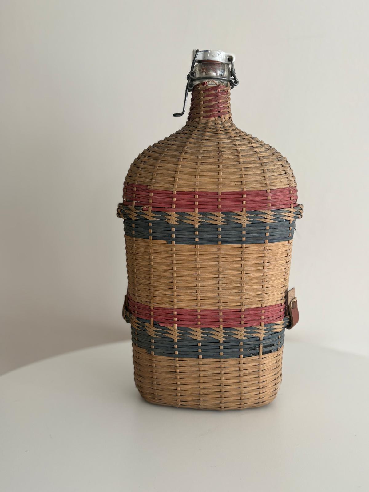Wooden Swan Box, Lourdes Wicker Bottle, Vintage  Wicker Canteen Bottle , Antique English Tea Caddy - Collector & Curator