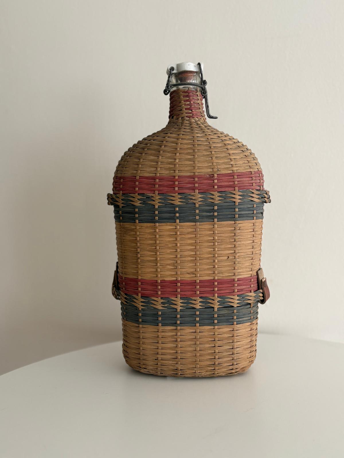 Wooden Swan Box, Lourdes Wicker Bottle, Vintage  Wicker Canteen Bottle , Antique English Tea Caddy - Collector & Curator