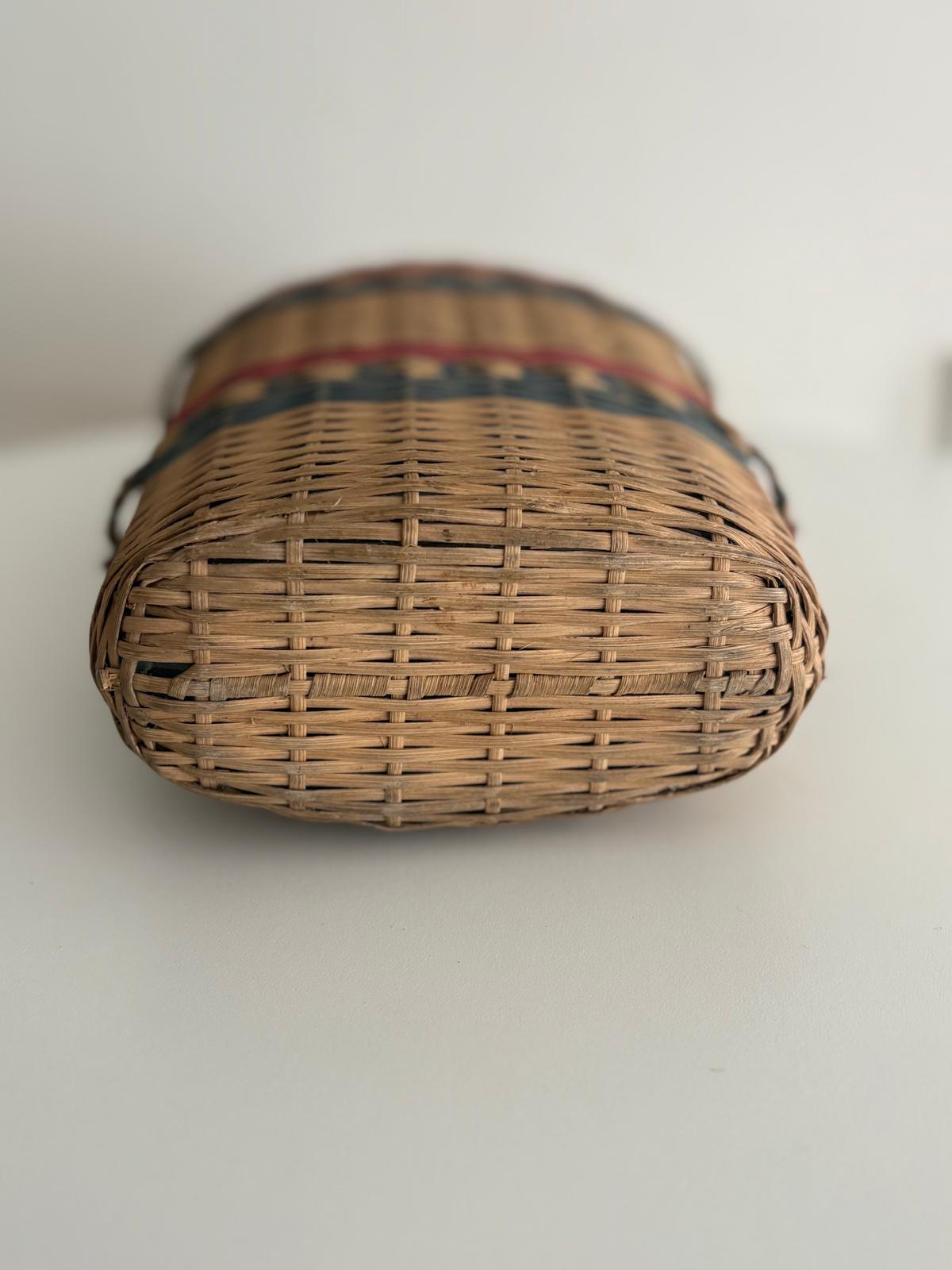 Wooden Swan Box, Lourdes Wicker Bottle, Vintage  Wicker Canteen Bottle , Antique English Tea Caddy - Collector & Curator