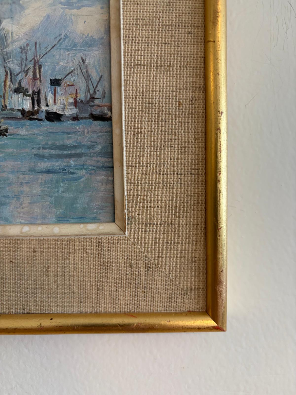Impressionist Style Harbor Scene - Collector & Curator