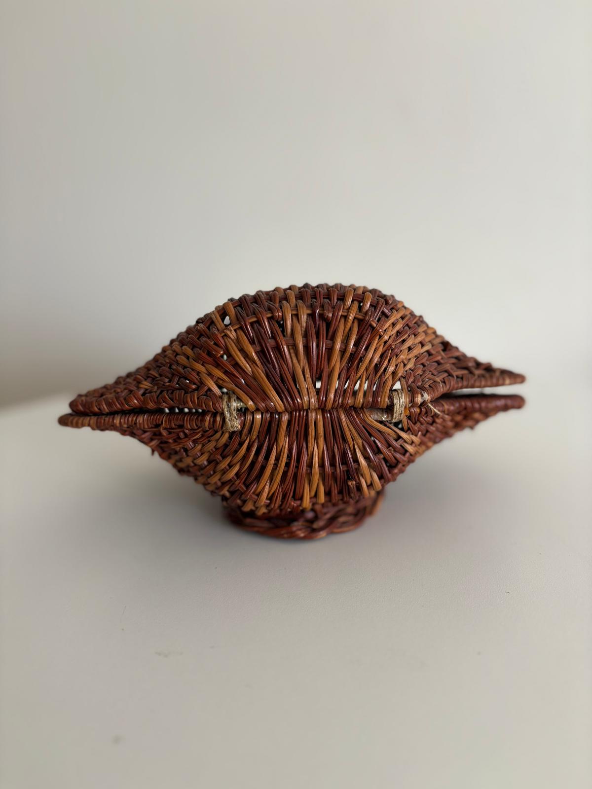 Antique Sarreguemines “Sylva” U&C Plate "A"  Pheasants, "B", Silver Shell Dish, Wicker Shell Basket, Aquarium, Choisy le Roi Majolica Strawberry Plate - Collector & Curator