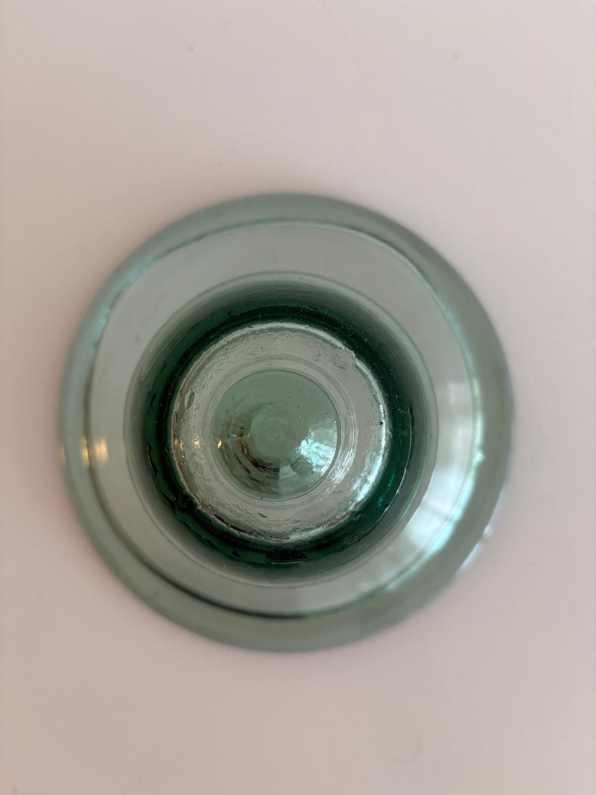 Vintage Green Hand Blown Glass Pitcher, Vintage French Glass Cloche - Collector & Curator