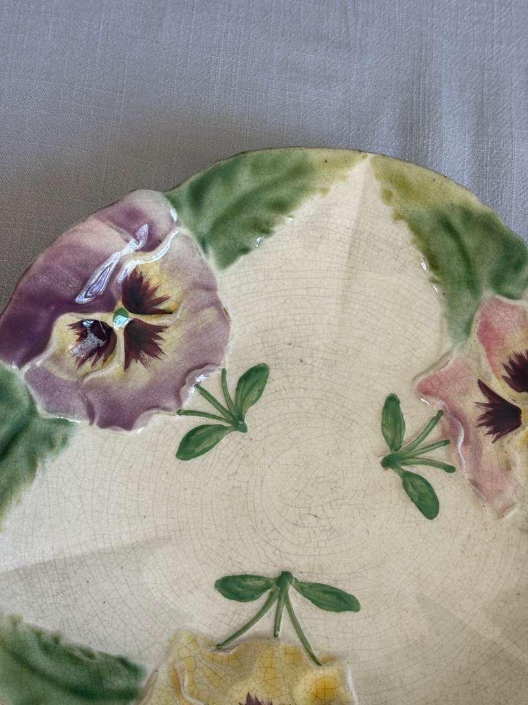 Limited Edition Paris Courtyard Print, Signed & Numbered (136/250), Pansy Choisy Le Roi Plate - Collector & Curator