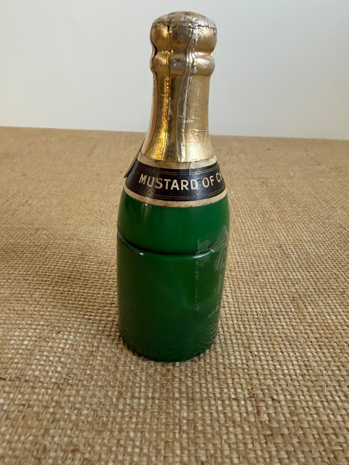 French Champagne Bottle Mustard Jar "C" - Collector & Curator
