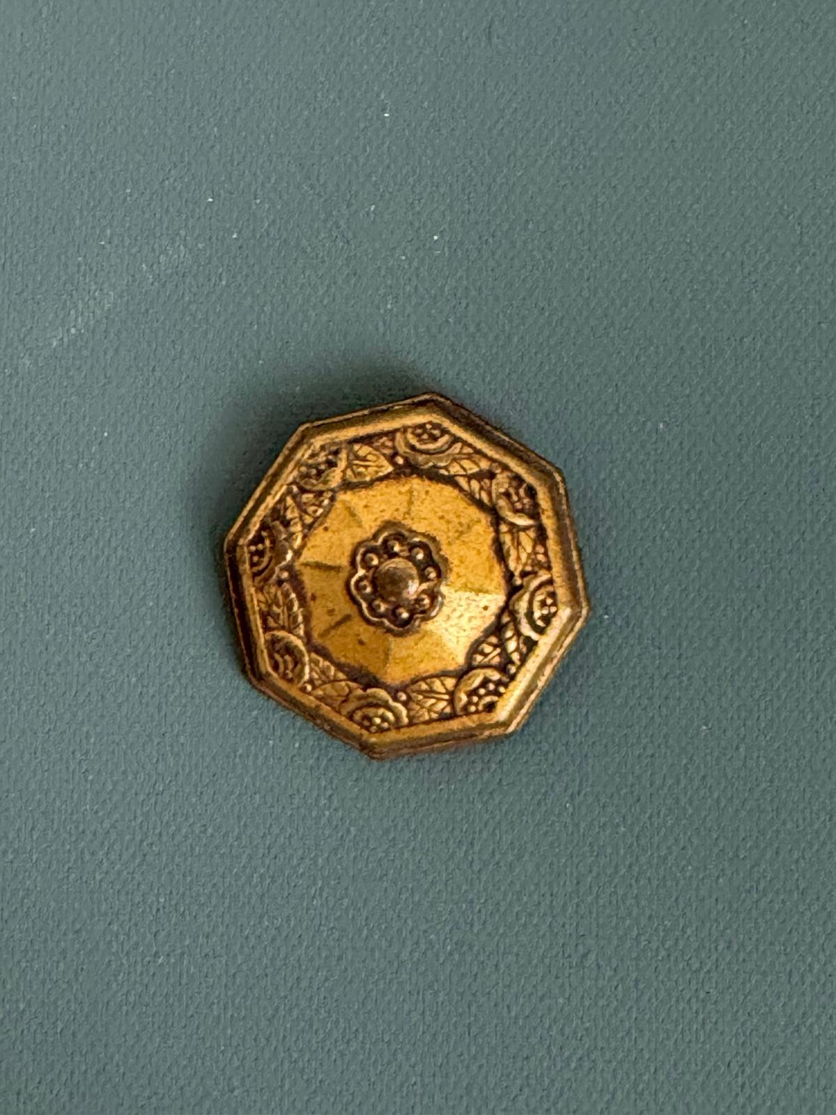 Vintage Framed Farmyard Goose Drawing; 3 Vintage Gilt Floral Curtain Clip Tieback - Collector & Curator