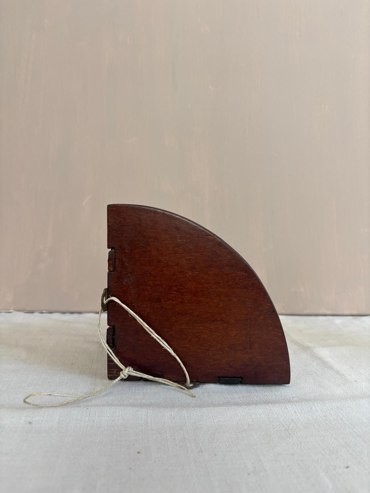 Vintage French Oval Wicker Bread Basket;Antique Victorian walnut corner shelf; Vintage Woven Wall Baskets - Collector & Curator