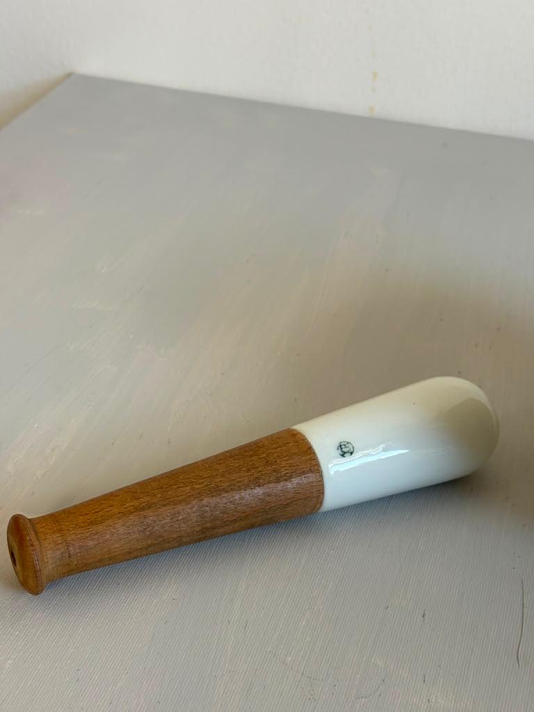 Vintage Porcelain Mortar and Pestle