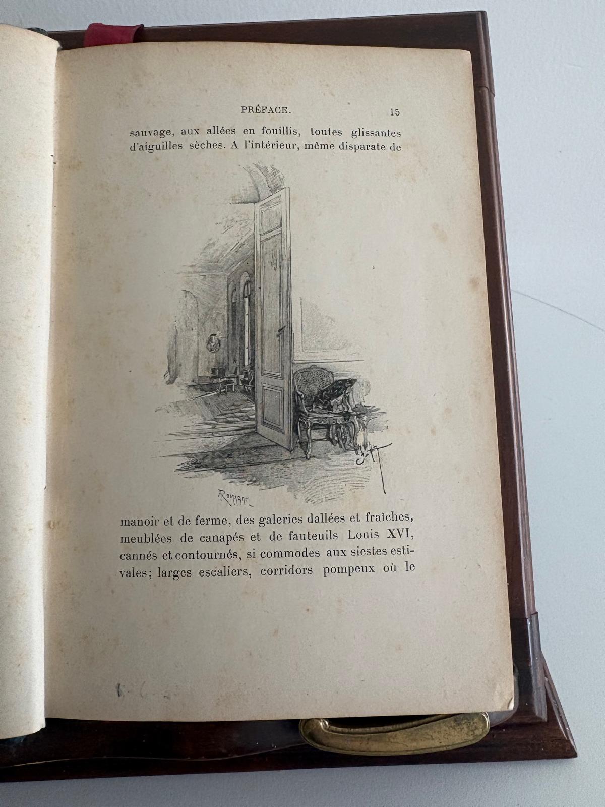 Antique French Illustrated Book "Lettres de Mon Moulin"  by Alphonse Daudet ; Flammarion Paris