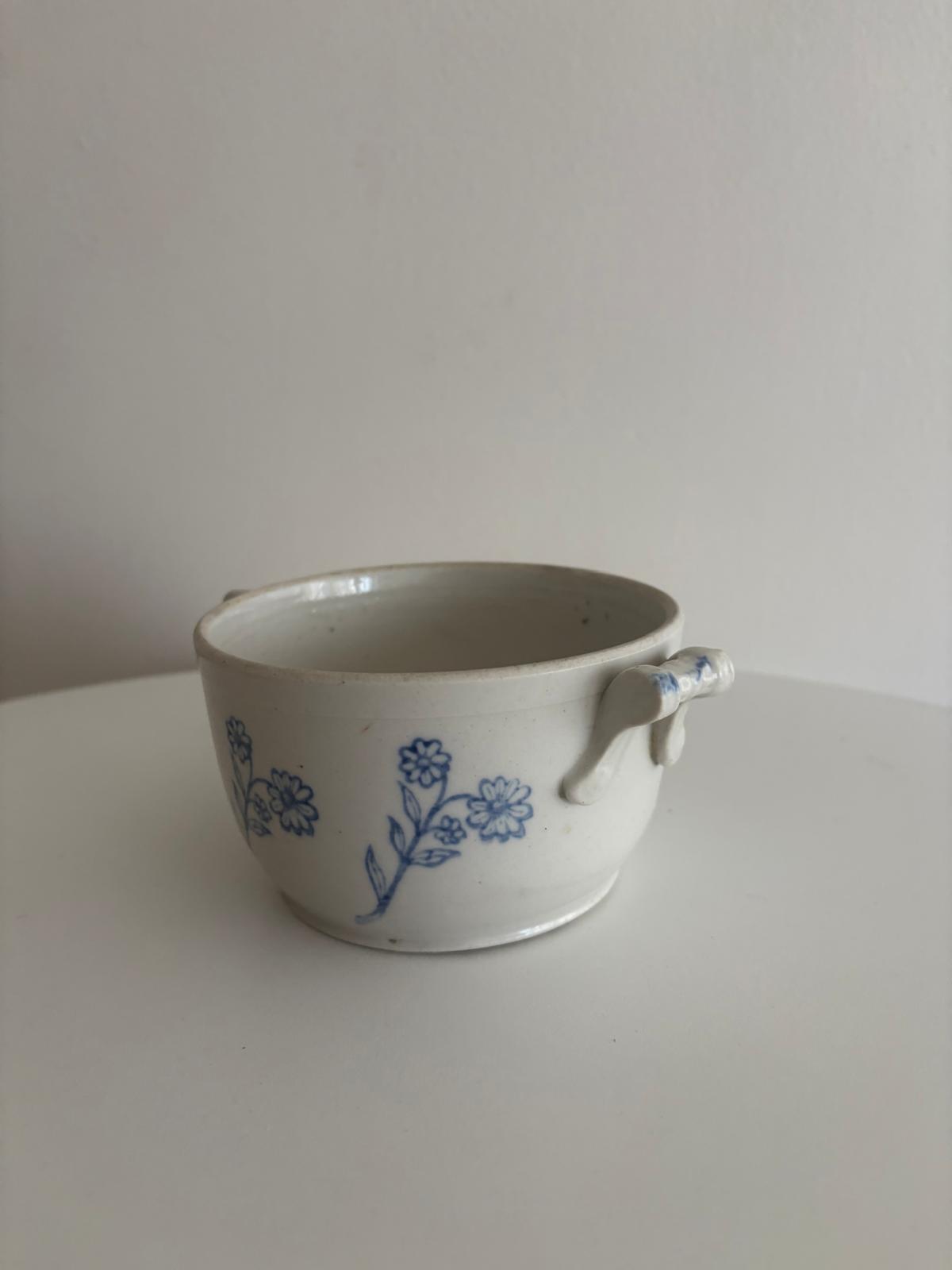 Vintage French Saint Uze  Stoneware Bowl